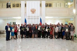 Награждение в Совете Федерации 