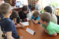 Участники мероприятия ко Дню России в Библиотеке