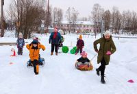 Зимние спортивные эстафеты.